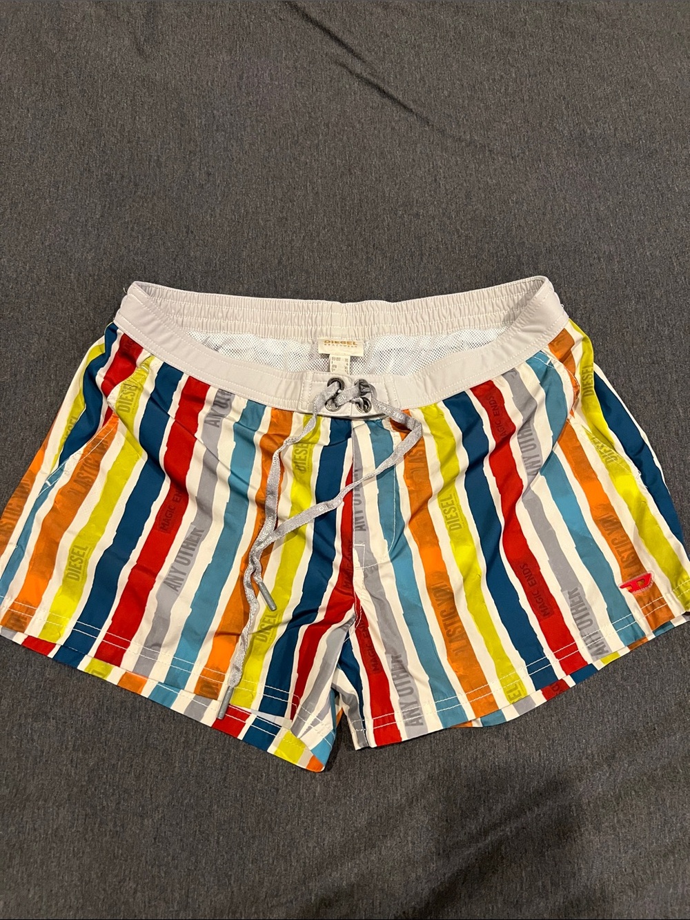 Diesel vintage Striped Swim Shorts XL